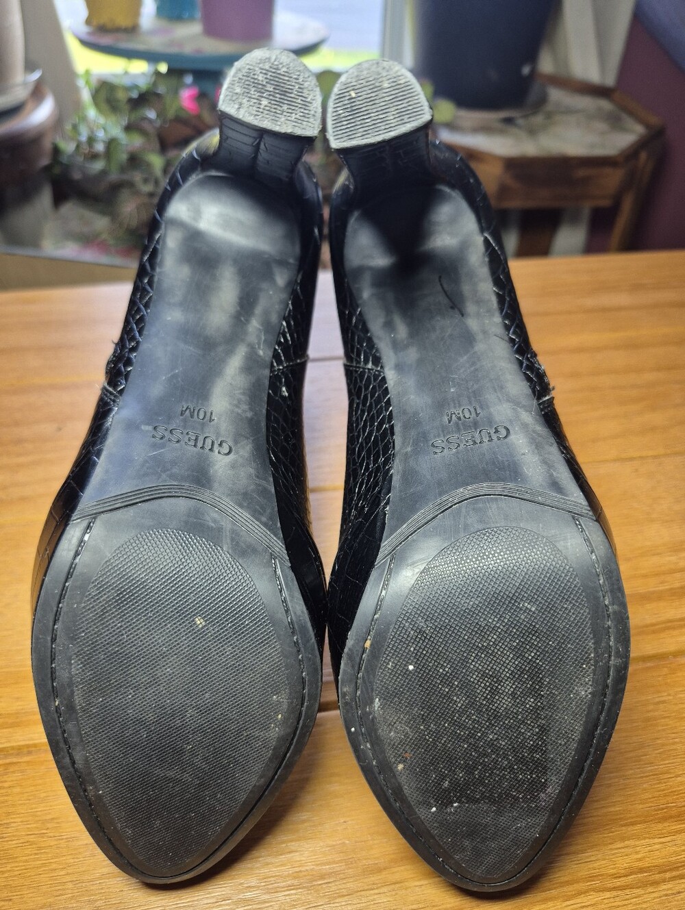 Guess Black Platform Boots - Size 10 - Picture 5 of 6